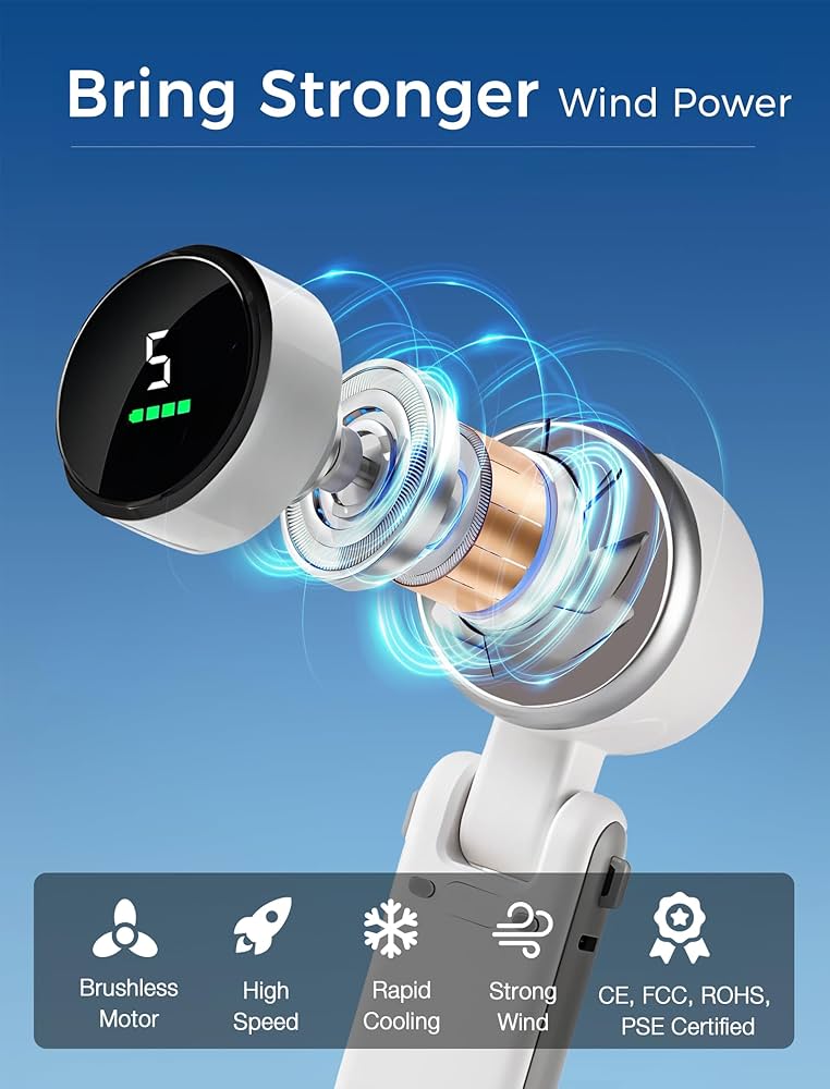 MERTTURM 3 IN 1 Mini Handheld Turbo Fan