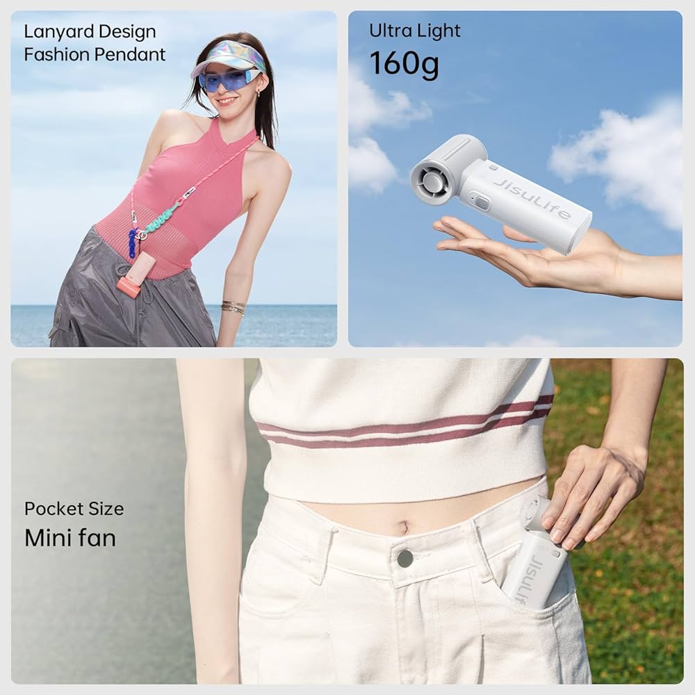 JISULIFE Turbo Hand Fan