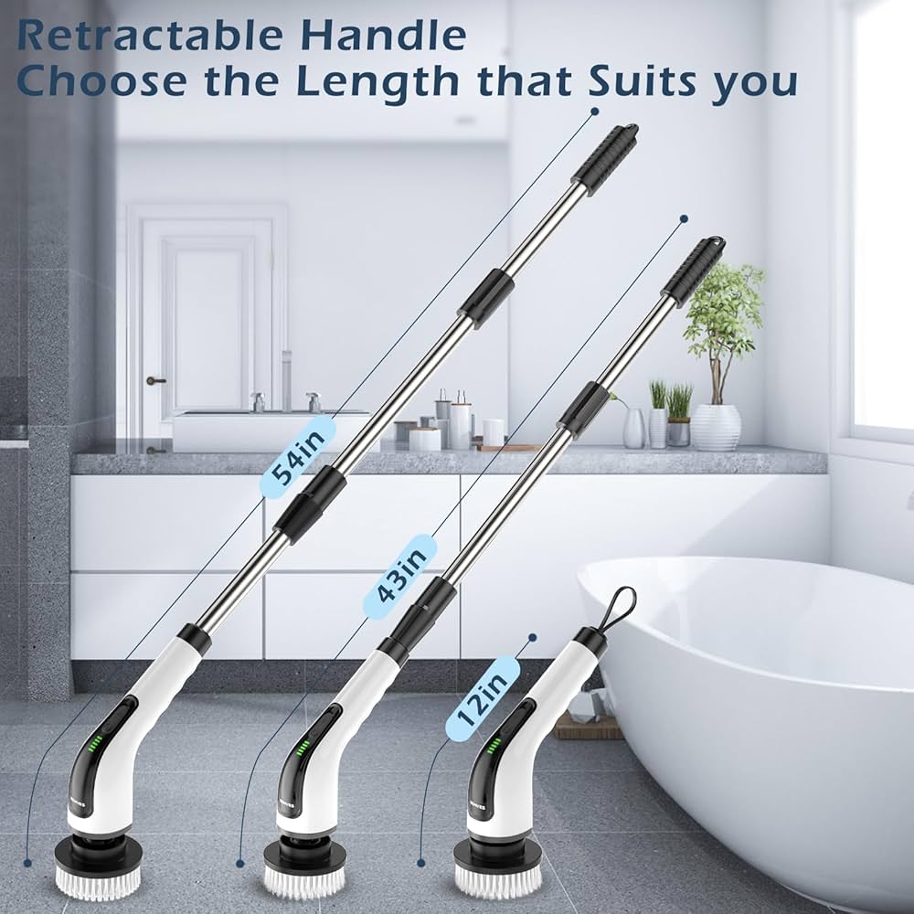 Cordless Electric Spin Scrubber
