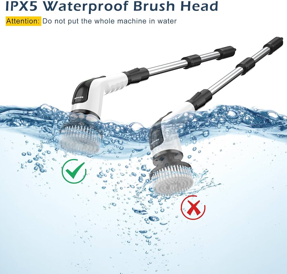 Cordless Electric Spin Scrubber