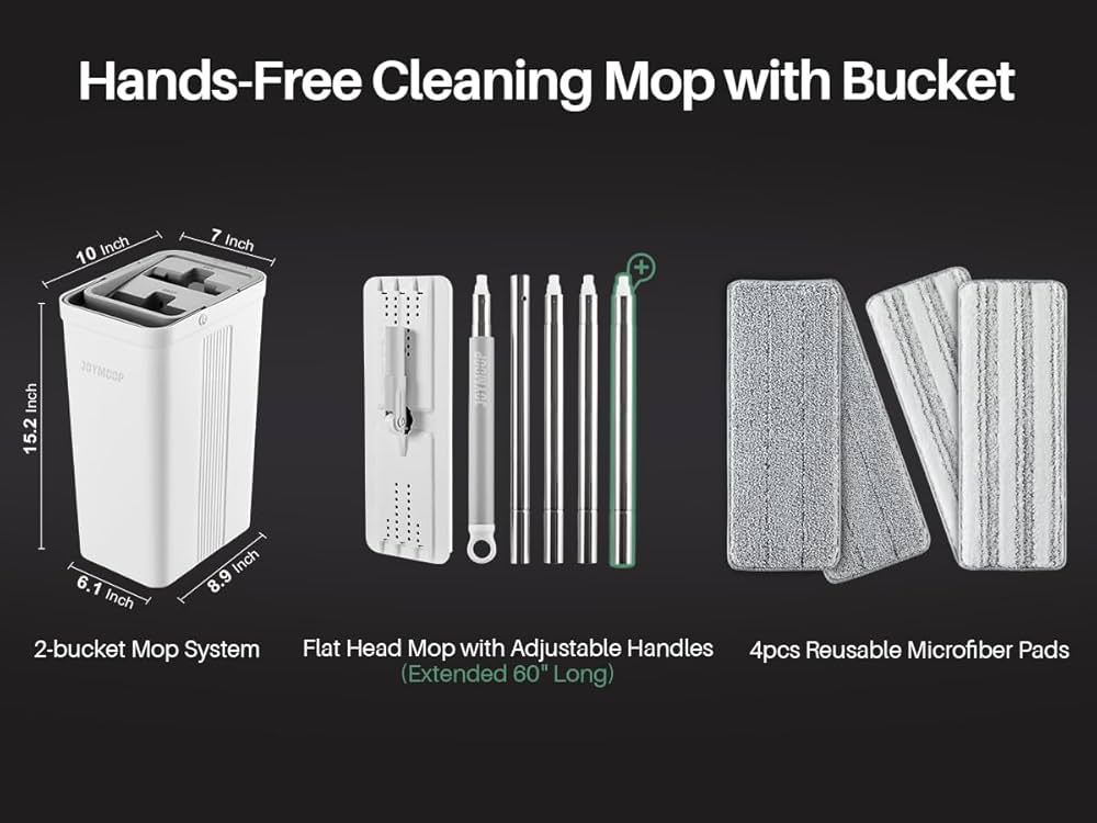 JOYMOOP Mop and Bucket Set with Wringer