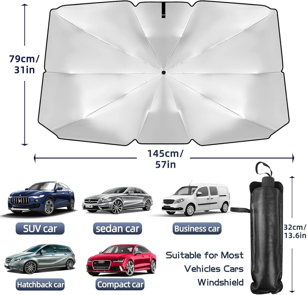 Windshield Sun Shade Umbrella for Car