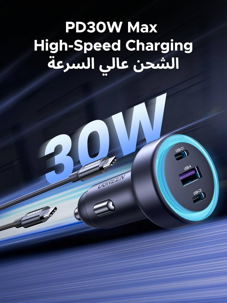 UGREEN USB C Car Charger