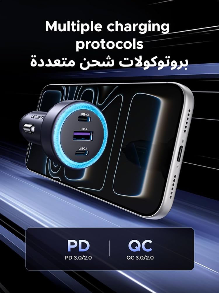 UGREEN USB C Car Charger