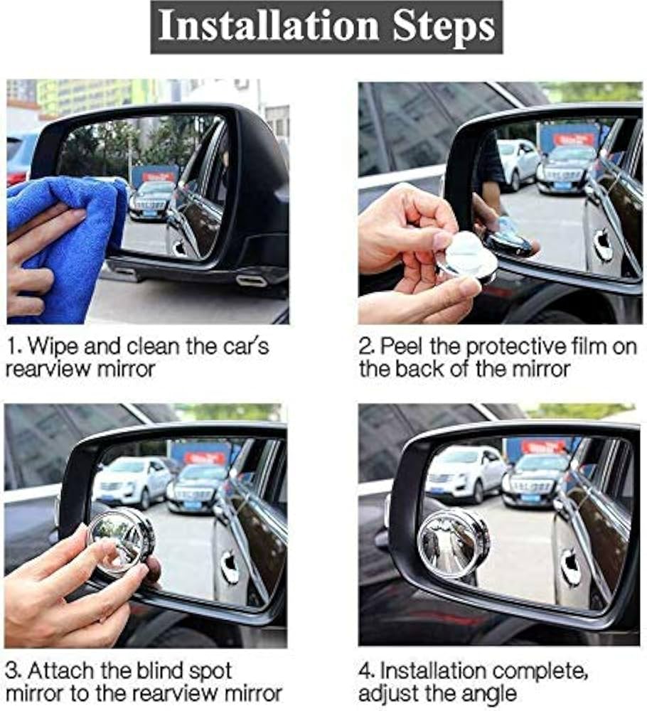 Car Blind Spot Mirrors (2PCS) – Safer Driving Upgrade